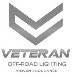 V VETERAN OFF-ROAD LIGHTING PROVEN ENDURANCE logo