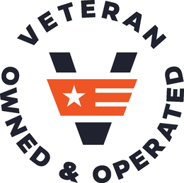 V VETERAN OWNED & OPERATED V logo