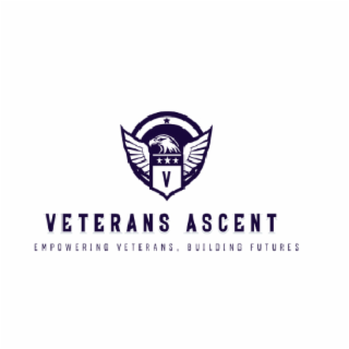 V VETERANS ASCENT EMPOWERING VETERANS, BUILDING FUTURES logo