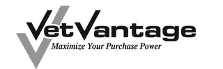 V VETVANTAGE MAXIMIZE YOUR PURCHASE POWER logo