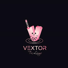 V VEXTOR TEA LOUNGE logo