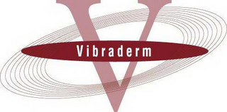 V VIBRADERM logo