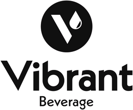 V VIBRANT BEVERAGE logo
