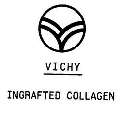 V VICHY INGRAFTED COLLAGEN logo