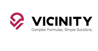 V VICINITY COMPLEX FORMULAS. SIMPLE SOLUTIONS. logo
