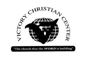 V VICTORY CHRISTIAN CENTER "THE CHURCH THAT THE WORD IS BUILDING" logo