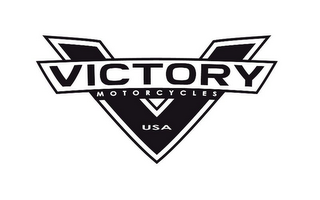 V VICTORY MOTORCYCLES USA logo