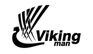 V VIKING MAN logo