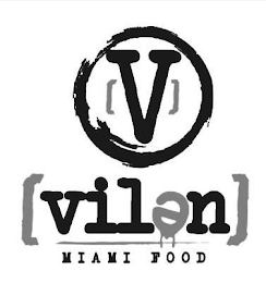 V VILEN MIAMI FOOD logo