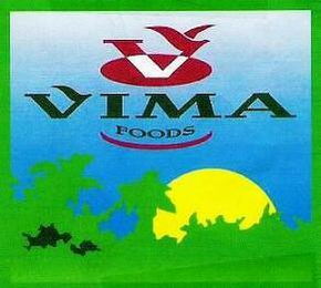 V VIMA FOODS logo