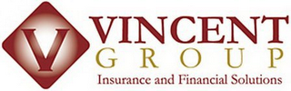 V VINCENT GROUP INSURANCE AND FINANCIAL SOLUTIONS logo