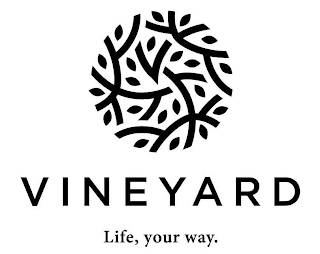 V VINEYARD LIFE, YOUR WAY. logo