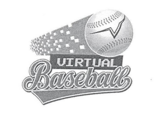 V VIRTUAL BASEBALL logo