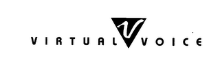 V VIRTUAL VOICE logo