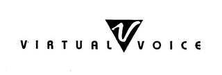 V VIRTUAL VOICE logo