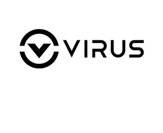 V VIRUS logo