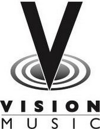 V VISION MUSIC logo