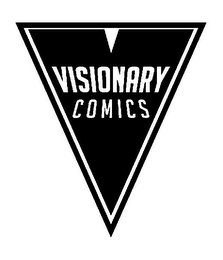 V VISIONARY COMICS logo