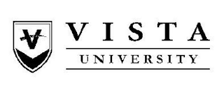 V VISTA UNIVERSITY logo