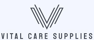 V VITAL CARE SUPPLIES logo