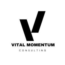 V VITAL MOMENTUM CONSULTING logo