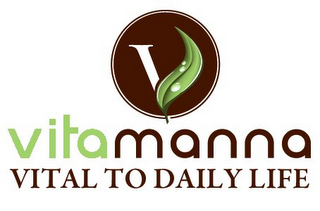 V. VITAMANNA. VITAL TO DAILY LIFE logo