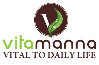 V VITAMANNA VITAL TO DAILY LIFE logo