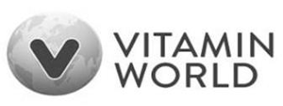 V VITAMIN WORLD logo