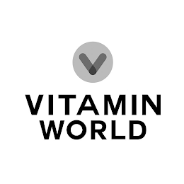 V VITAMIN WORLD logo