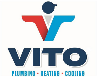 V VITO PLUMBING HEATING COOLING logo