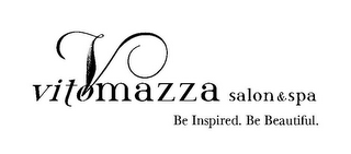 V VITOMAZZA SALON & SPA BE INSPIRED. BE BEAUTIFUL logo