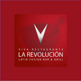V VIVA RESTAURANTE LA REVOLUCIÓN LATIN FUSION BAR & GRILL logo