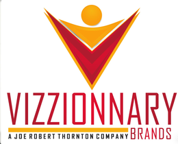 V VIZZIONNARY BRANDS A JOE ROBERT THORNTON COMPANY logo