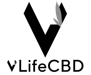 V VLIFECBD logo