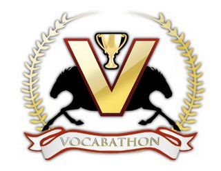 V VOCABATHON logo