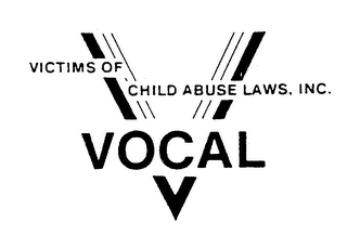 V VOCAL VICTIMS OF CHILD ABUSE LAWS, INC. logo