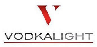 V VODKALIGHT logo