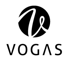 V VOGAS logo