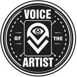 V VOICE OF THE ARTIST logo