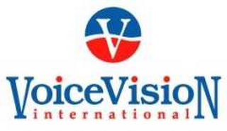 V VOICEVISION INTERNATIONAL logo