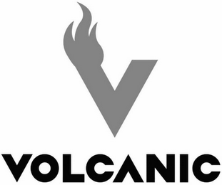V VOLCANIC logo