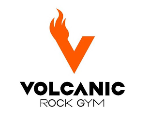 V VOLCANIC ROCK GYM logo