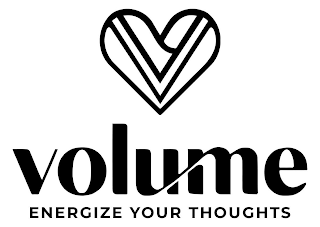 V VOLUME ENERGIZE YOUR THOUGHTS logo