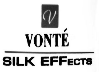 V VONTÉ SILK EFFECTS logo
