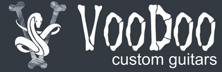V VOODOO CUSTOM GUITARS logo