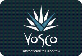 V VOSCO INTERNATIONAL TEK IMPORTERS logo