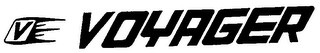 V VOYAGER logo