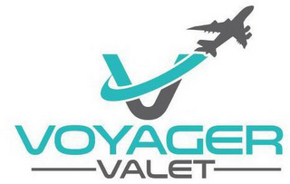 V VOYAGER VALET logo