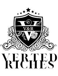 V & VR VERTED RICHES logo