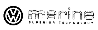 V W MARINE SUPERIOR TECHNOLOGY logo